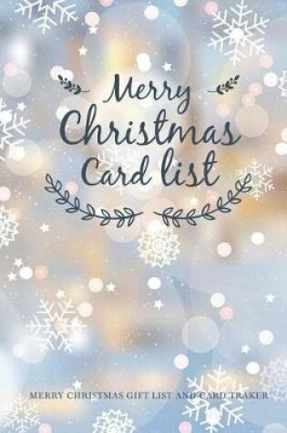 Cover of Christmas Card List