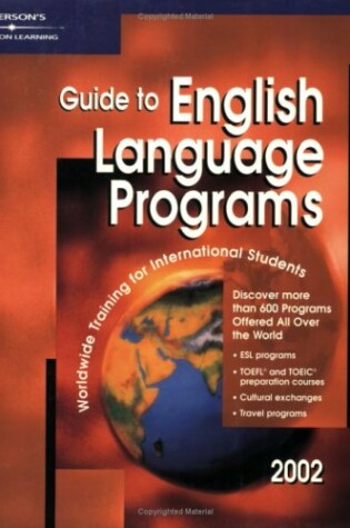 Cover of English Language Programs 2002