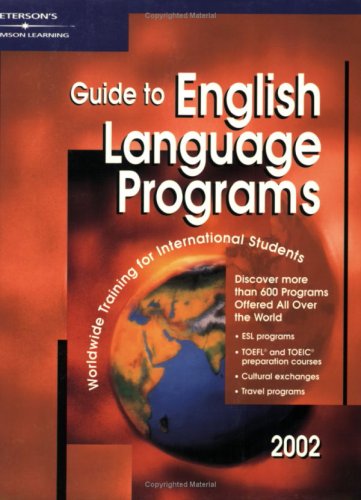 Book cover for English Language Programs 2002