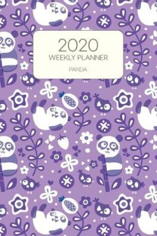 Cover of 2020 Weekly Planner Panda