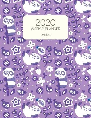 Book cover for 2020 Weekly Planner Panda