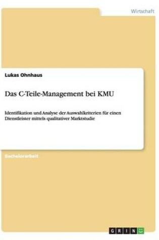 Cover of Das C-Teile-Management bei KMU