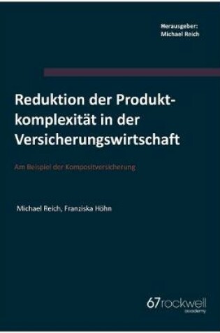 Cover of Reduktion der Produktkomplexität in der Versicherungswirtschaft