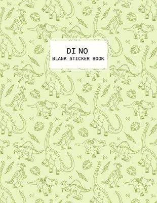 Book cover for Dino Blank Sticker Book