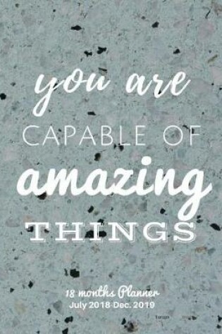 Cover of You are capable of amazing things Terrazo