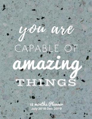 Book cover for You are capable of amazing things Terrazo