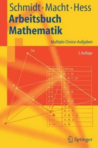 Cover of Arbeitsbuch Mathematik: Multiple-Choice-Aufgaben