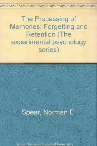 Cover of The Processing of Memories