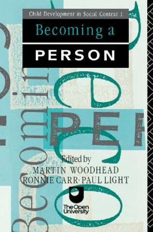 Cover of Becoming A Person