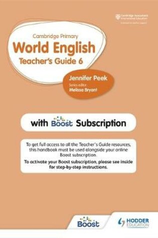 Cover of Cambridge Primary World English: Teacher's Guide 6 with Boost Subscription