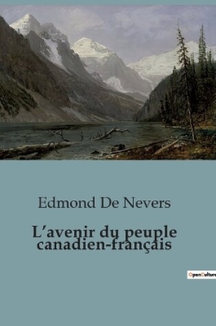 Cover of L'avenir du peuple canadien-fran�ais
