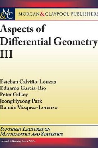 Cover of Aspects of Differential Geometry III