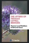 Book cover for The Letters of Thomas Lovell Beddoes