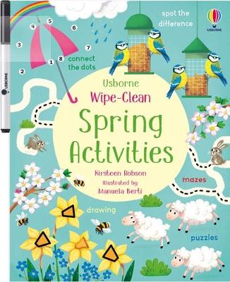 Book cover for Wipe-Clean Spring Activities