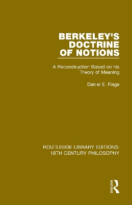 Book cover for Berkeley's Doctrine of Notions