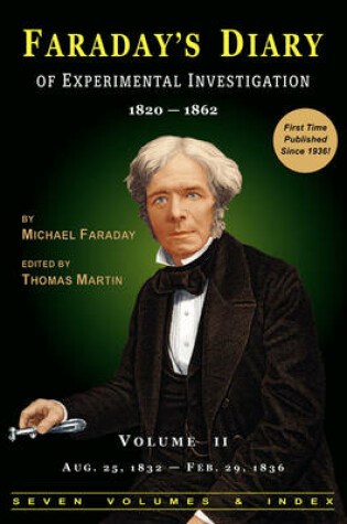 Cover of Faraday's Diary of Experimental Investigation - 2nd Edition, Vol. 2