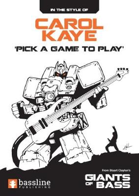 Book cover for Carol Kaye - 'Pick a Part to Play'