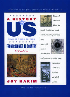 Cover of A History of US: From Colonies to Country: A History of US Book Three