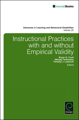 Cover of Instructional Practices with and without Empirical Validity