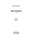 Book cover for Akt-Tokyo, 1971-91