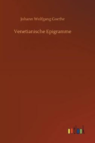 Cover of Venetianische Epigramme