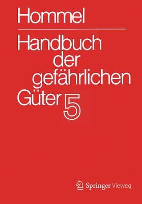 Book cover for Handbuch Der Gefährlichen Güter. Band 5: Merkblätter 1613-2071