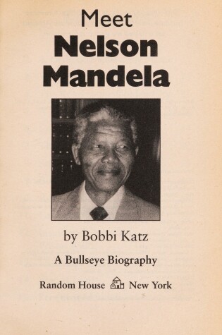 Cover of Meet Nelson Mandela