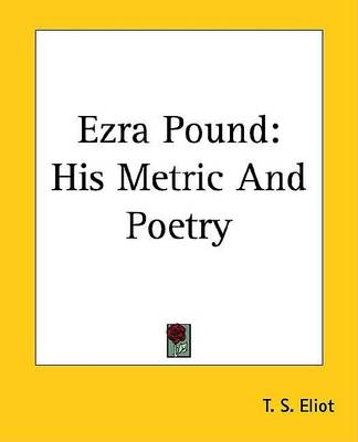 Book cover for Ezra Pound