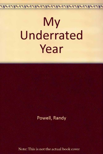 Book cover for My under-Rated Year