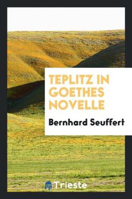 Book cover for Teplitz in Goethes Novelle