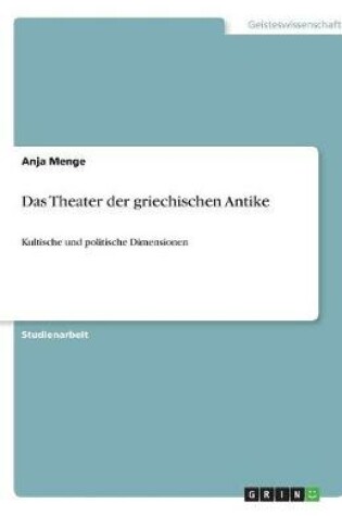 Cover of Das Theater der griechischen Antike