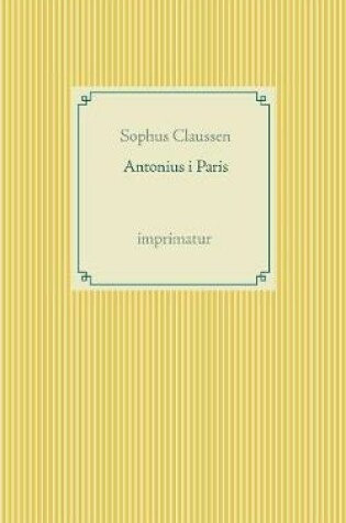 Cover of Antonius i Paris