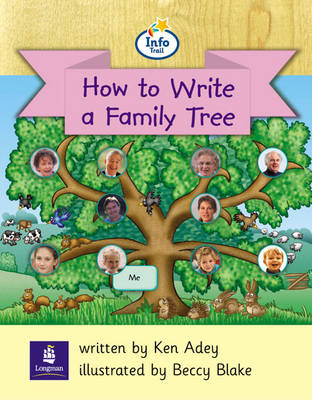 Book cover for Info Trail Beginner:How to write a family tree Non-fiction