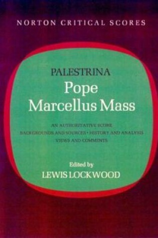 Cover of Pope Marcellus Mass