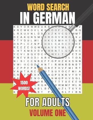 Book cover for Word Search in German for Adults