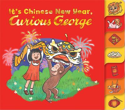 Book cover for It's Chinese New Year, Curious George!