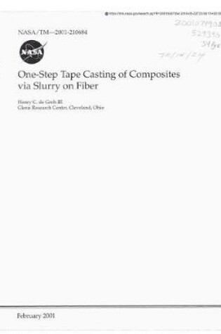 Cover of One-Step Tape Casting of Composites Via Slurry on Fiber