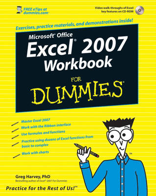 Book cover for Excel 2007 Workbook for Dummies®