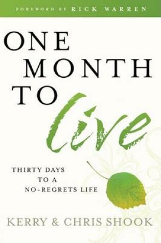 Cover of One Month to Live