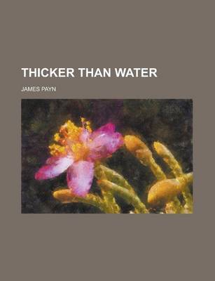 Book cover for Thicker Than Water