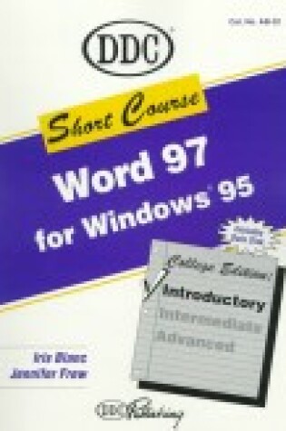 Cover of Word 97 for Windows 96