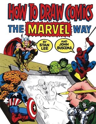 Book cover for How to Draw Comics Marvel Way