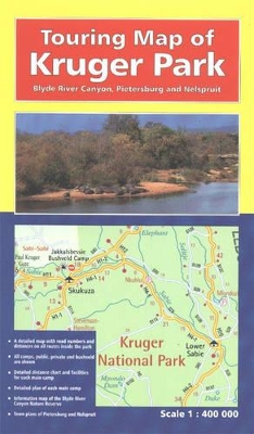 Book cover for Touring Map of Kruger Park