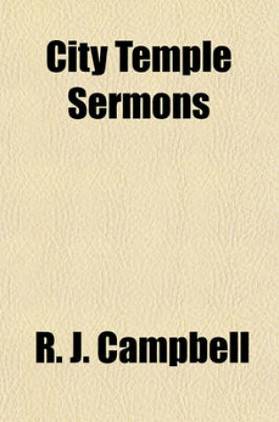 Cover of City Temple Sermons