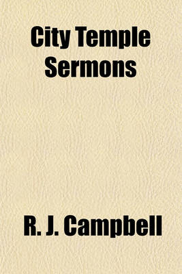 Book cover for City Temple Sermons