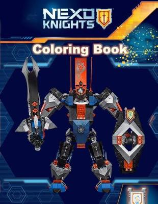 Book cover for Lego Knights Coloring Book