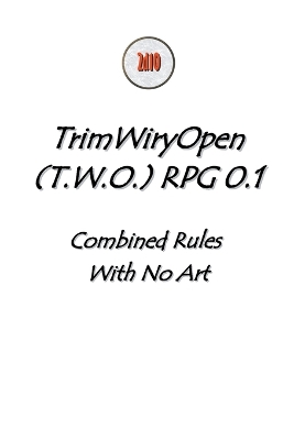 Book cover for T.W.O. RPG - Combined - No Art