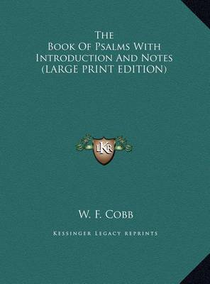 Book cover for The Book of Psalms with Introduction and Notes