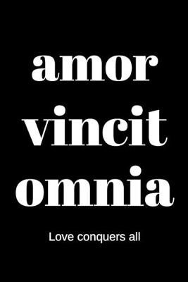 Book cover for amor vincit omnia - Love conquers all