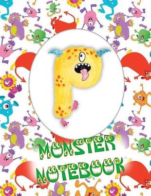 Book cover for P Monster Notebook